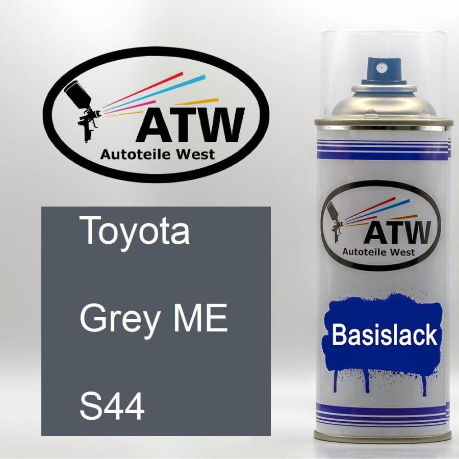 Toyota, Grey ME, S44: 400ml Sprühdose, von ATW Autoteile West.